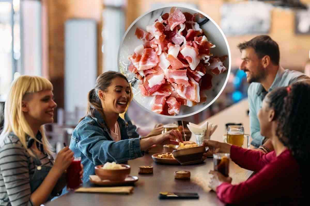 Con della pancetta a cubetti ho preparato uno snack troppo sfizioso: perfetto per il mio aperitivo in famiglia