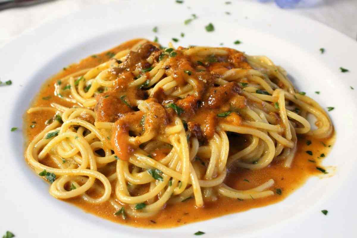 spaghetti al profumo di mare