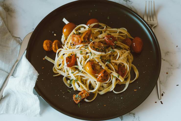 pasta con melanzane e robiola