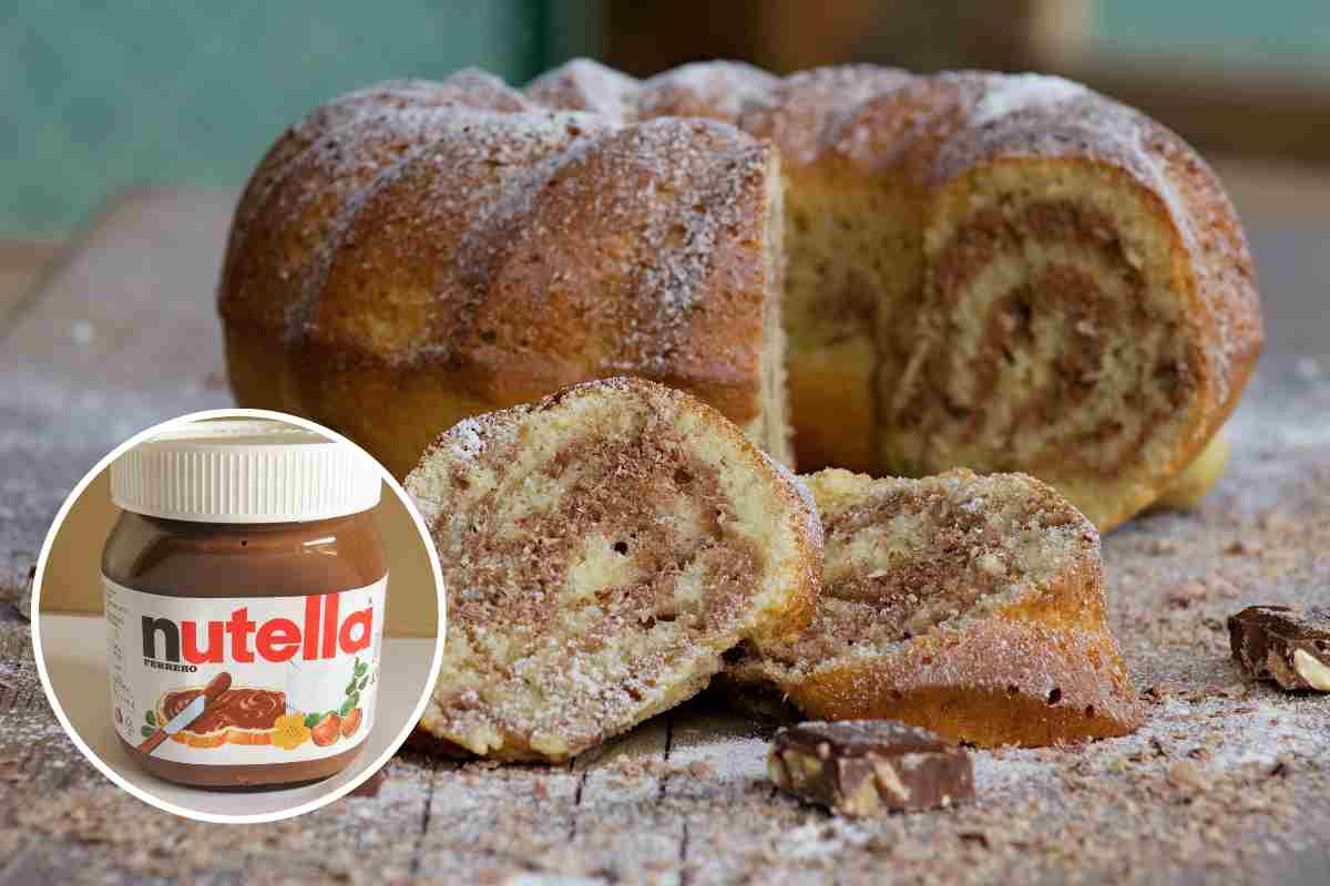 torta girella Nutella