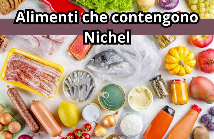 Allergia nichel cosa mangiare e cosa no