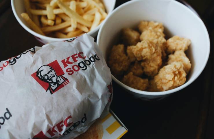 Olio di semi di lino catena fast food KFC