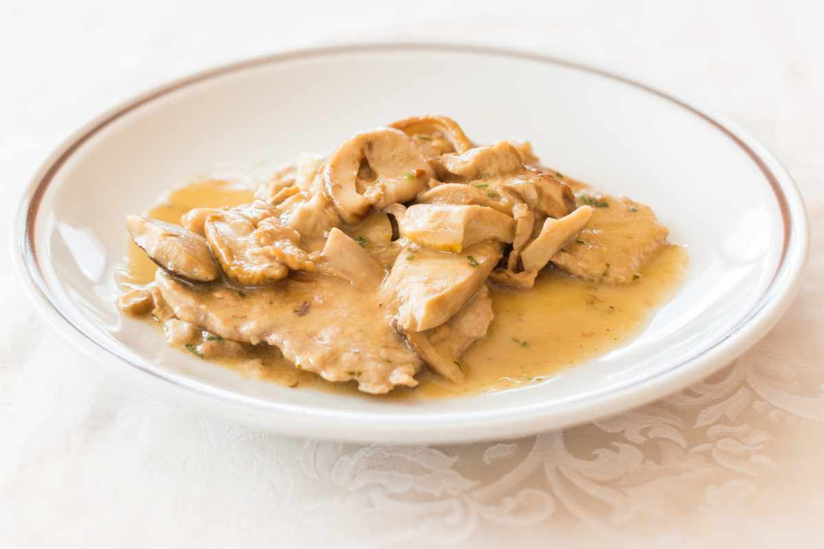 Scaloppine ai funghi porcini