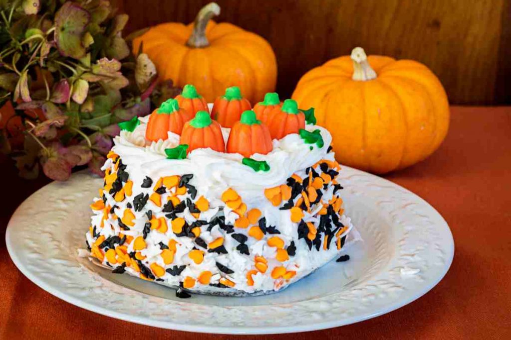 Torta di Halloween alla panna