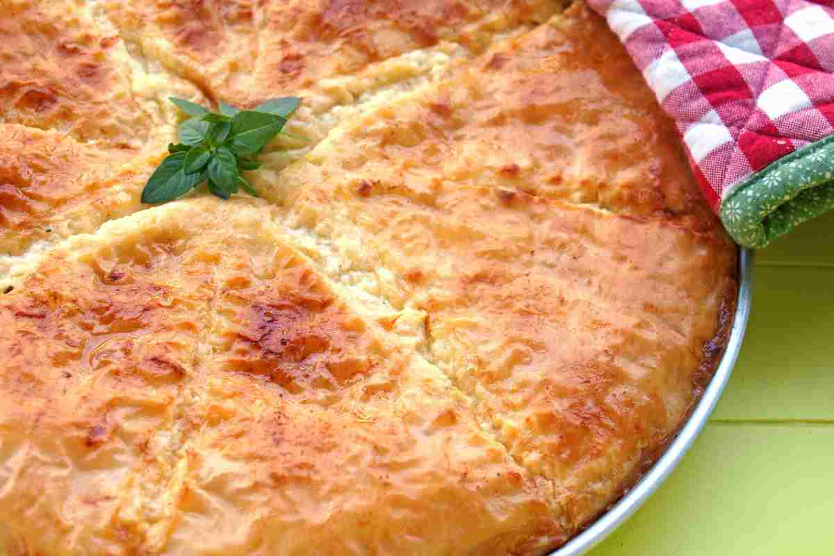 Oggi torta rustica speciale, ci ho messo dentro un ingrediente che avevo in freezer e l’ho trasformata in un piatto gourmet