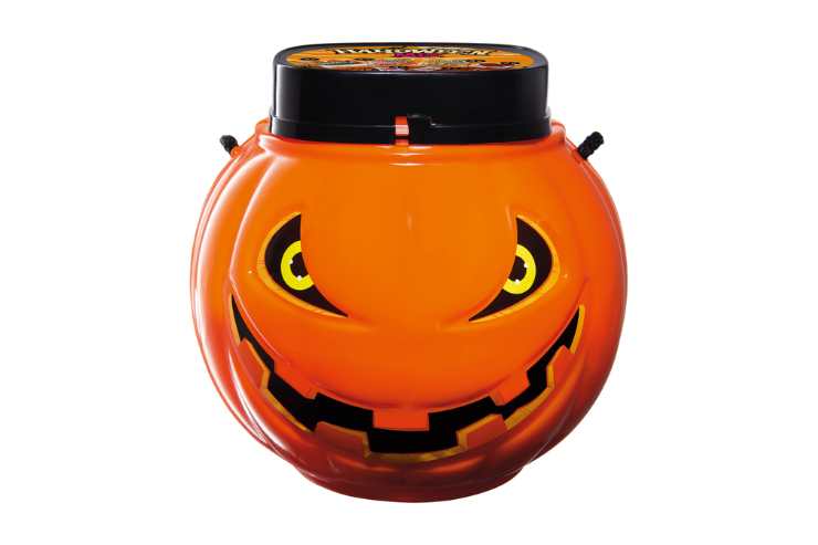 Zucca di plastica con dolciumi Halloween Lidl 