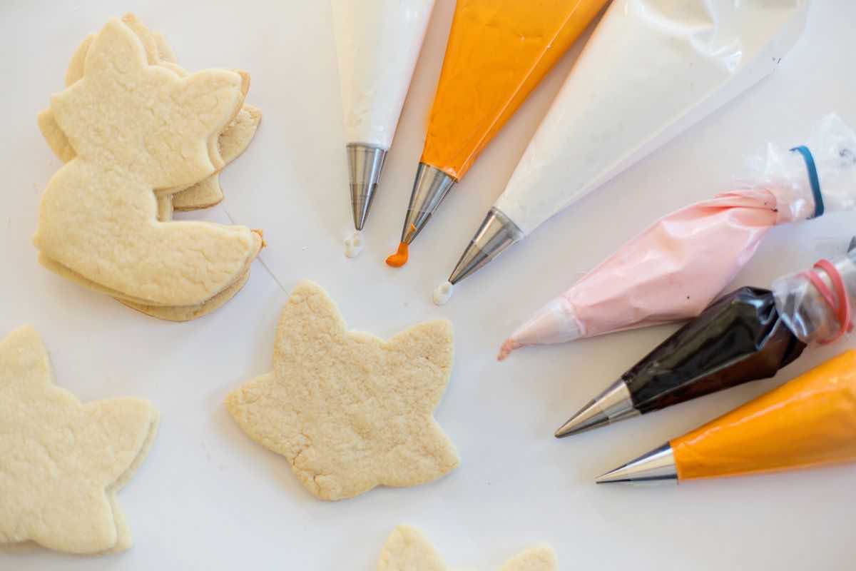 Biscotti di Halloween la glassa per decorare 