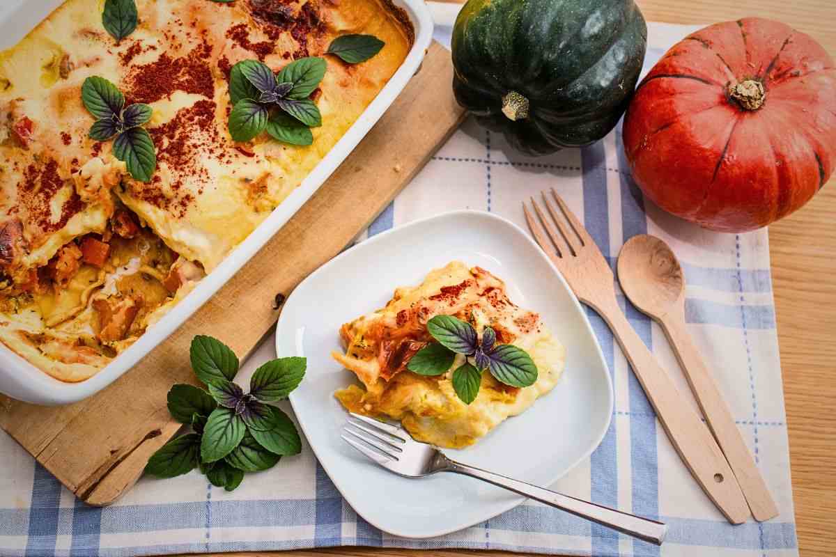 lasagne di zucca