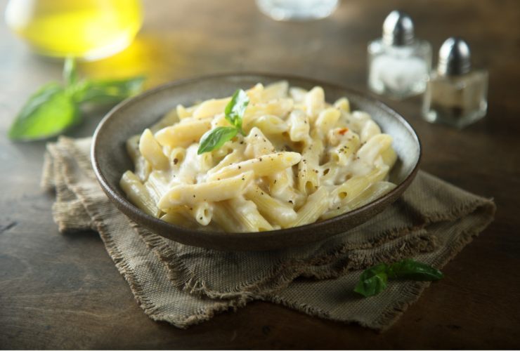 pasta in bianco cremosa