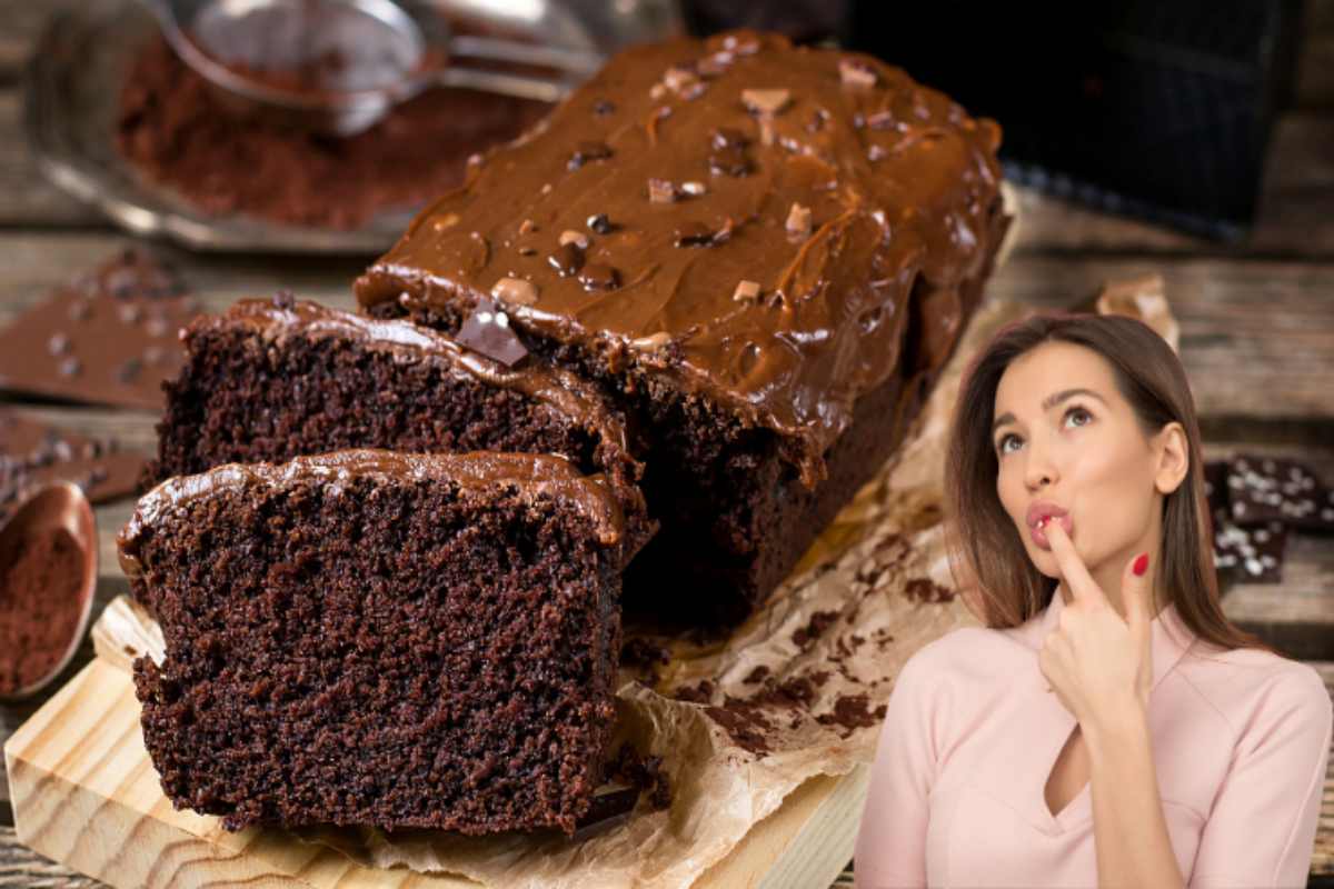 Plumcake extra cioccolatoso, impasto al cacao e copertura croccante fondente: nessuno può mai resistere