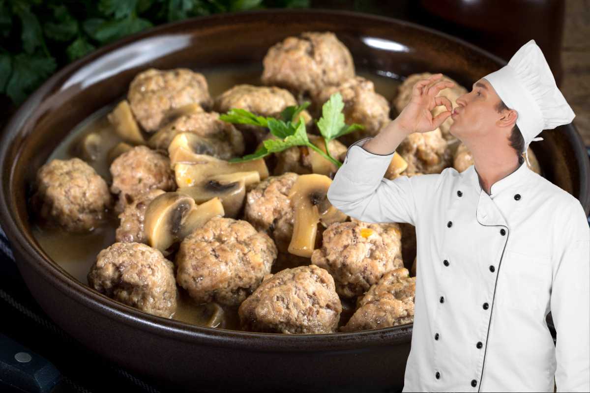 polpette funghi chef