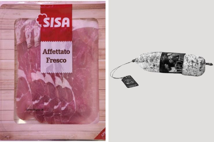 Ricordiamo il salame di prosciutto crudo: Recall