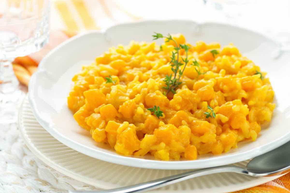 Risotto alla zucca ricetta facile e veloce con il Bimby 