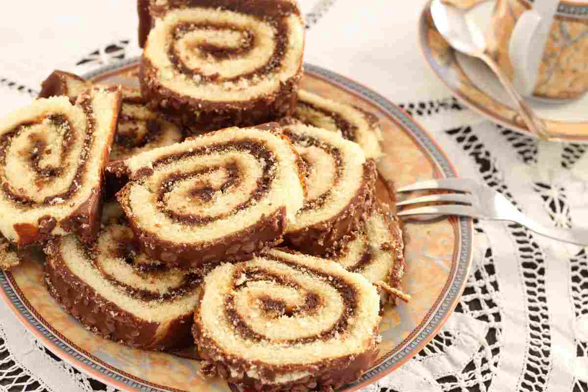 rotoli di cioccolato