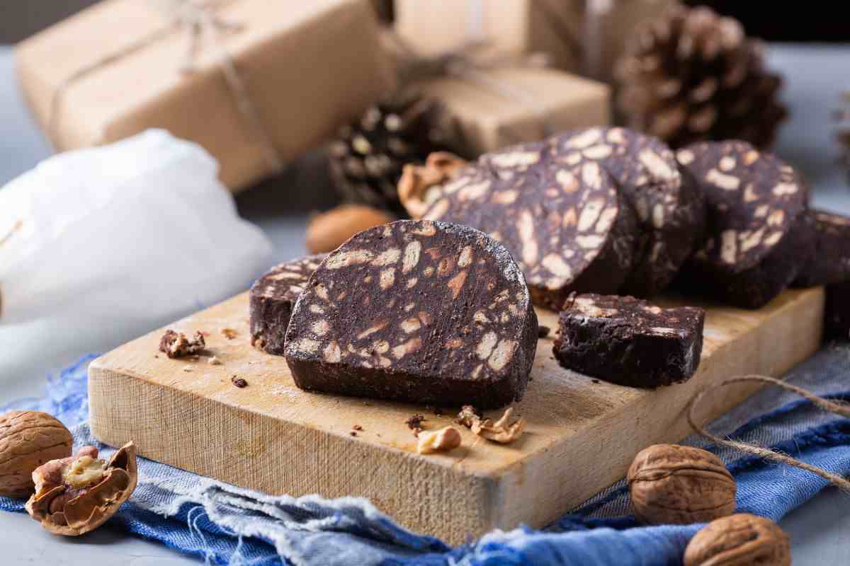 ricetta salame cioccolato al rum