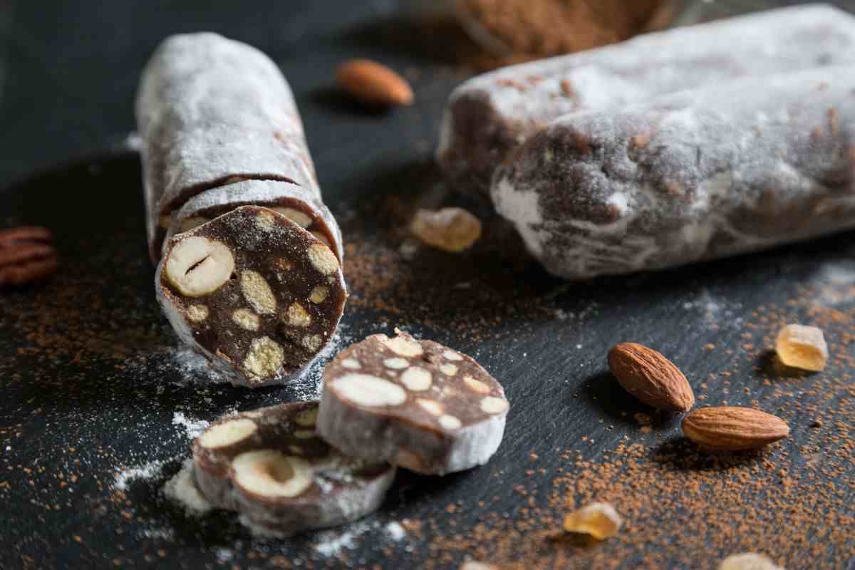 ricetta salame cioccolato al rum