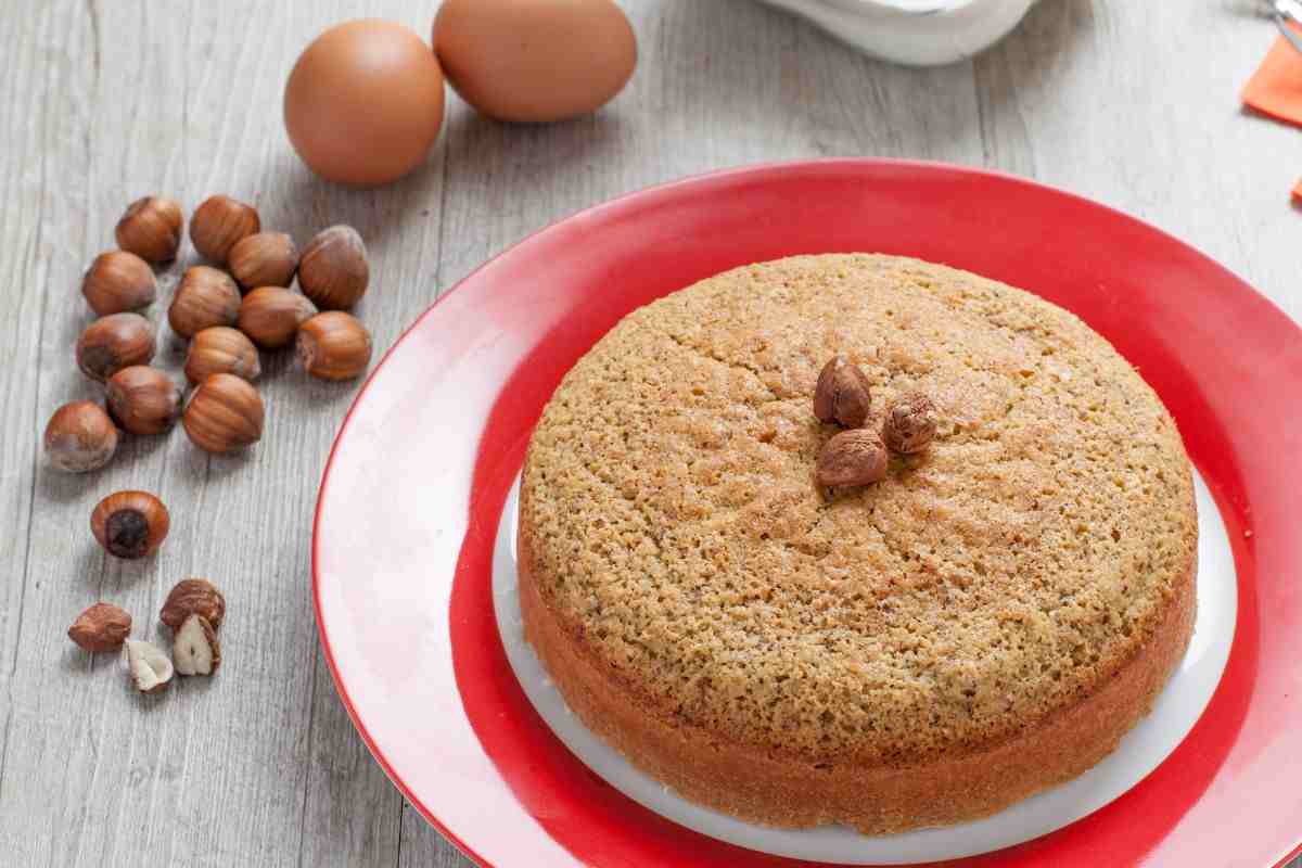 ricetta torta di nocciole