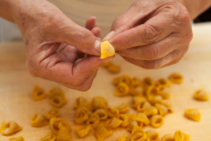 Tortellini fatti in casa