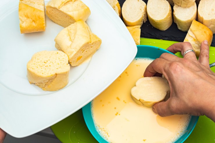 Pane raffermo nel latte