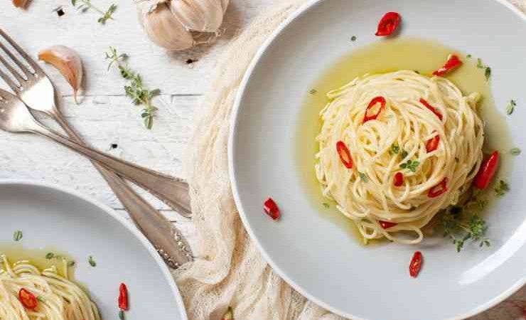 Pasta aglio olio peperoncino