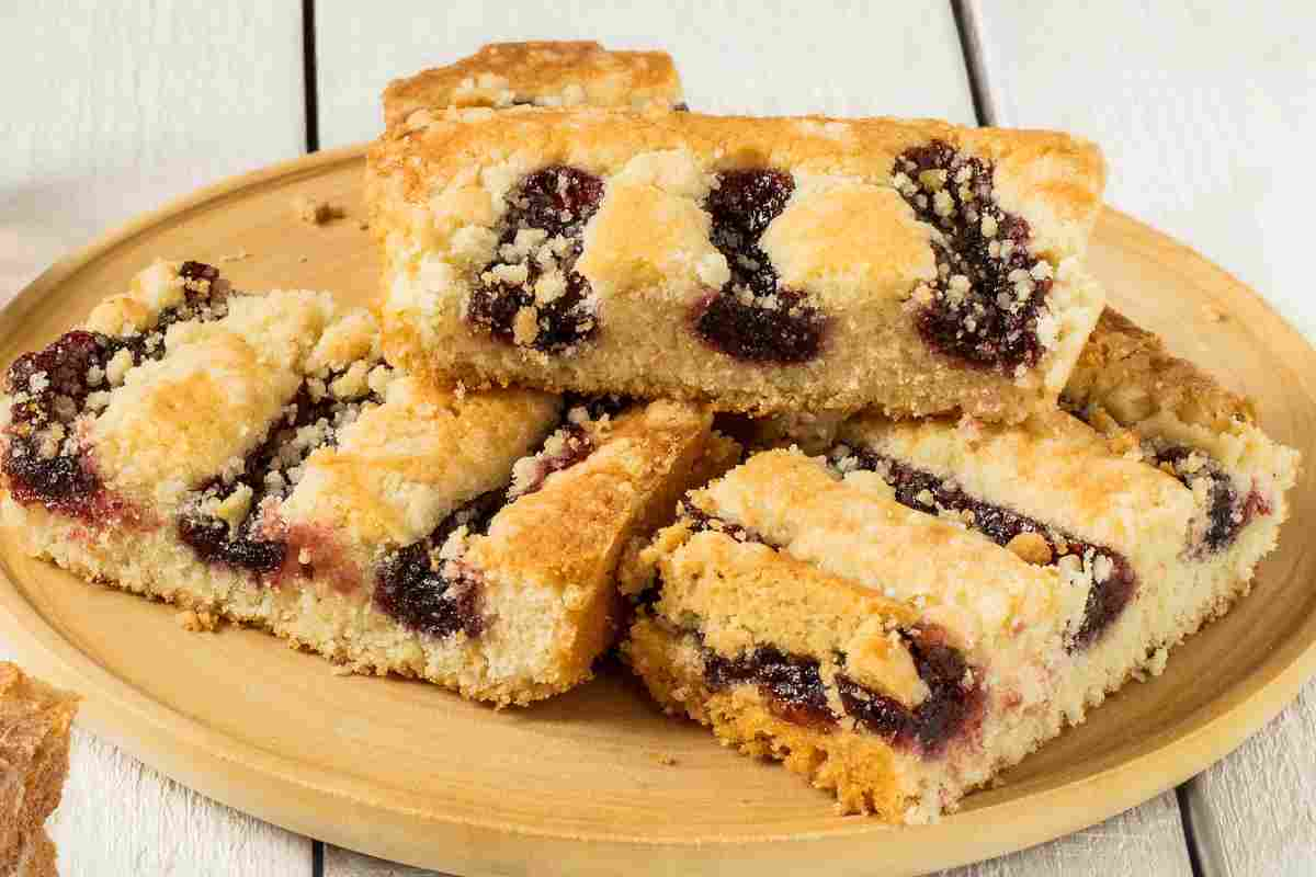 dolcetto con la pasta frolla morbida