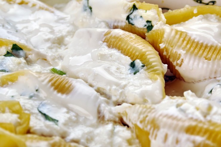 conchiglioni con besciamella