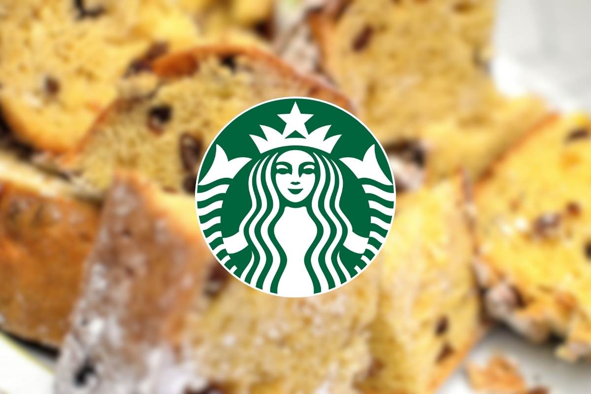 fette panettne e logo Starbucks