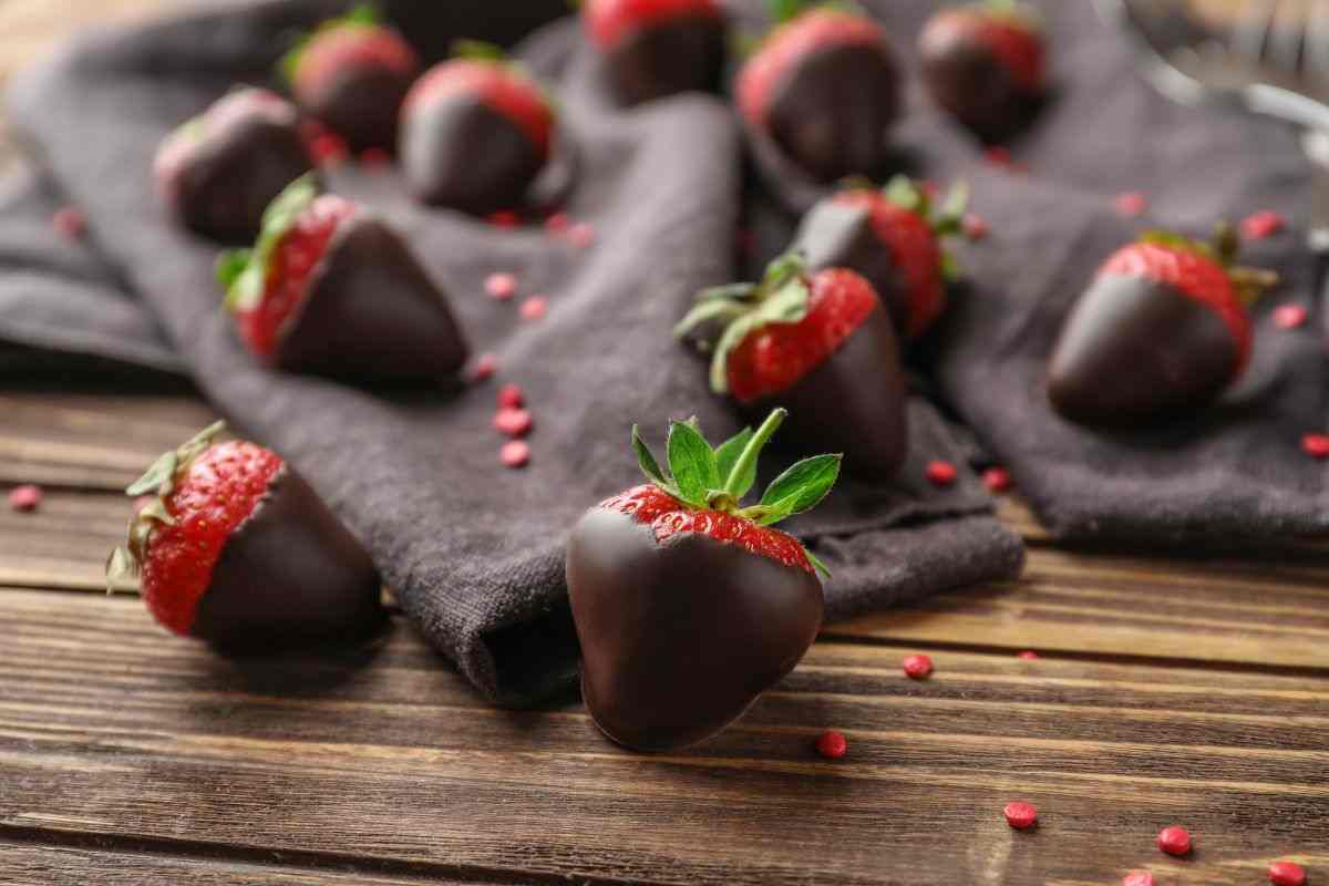 fragole e cioccolato