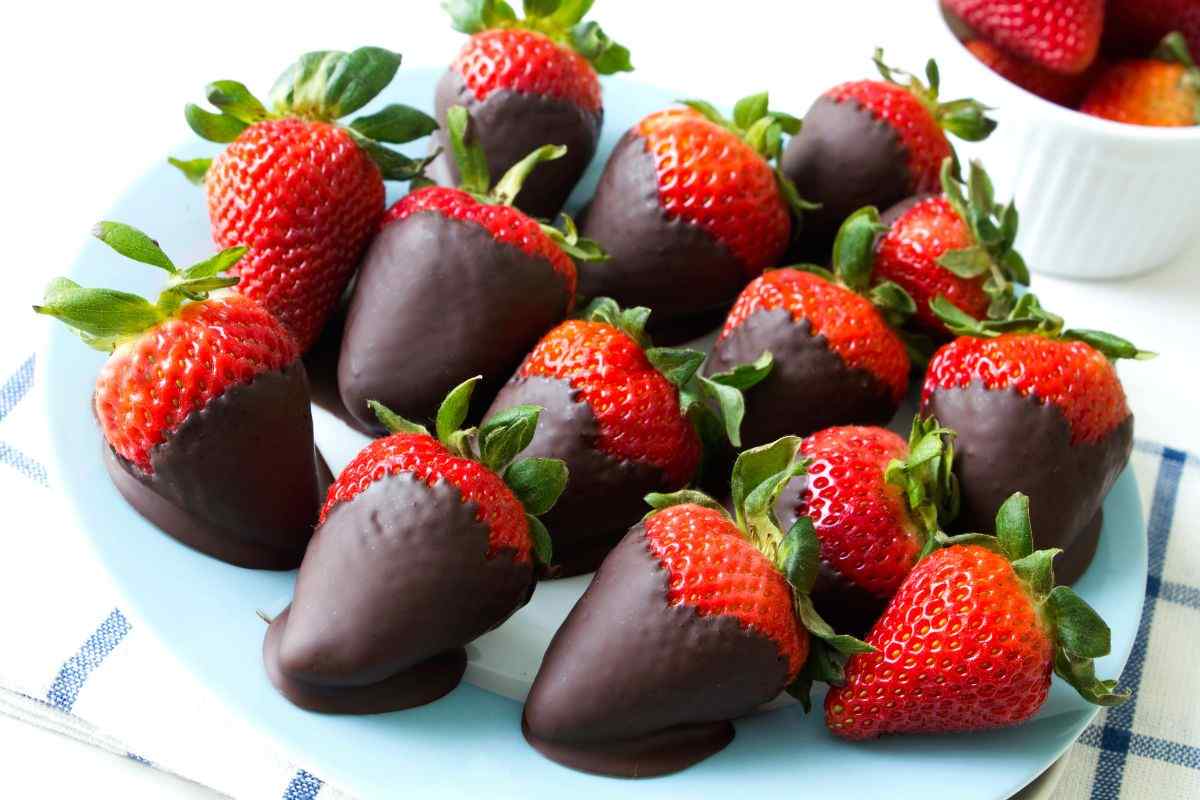 fragole e cioccolato