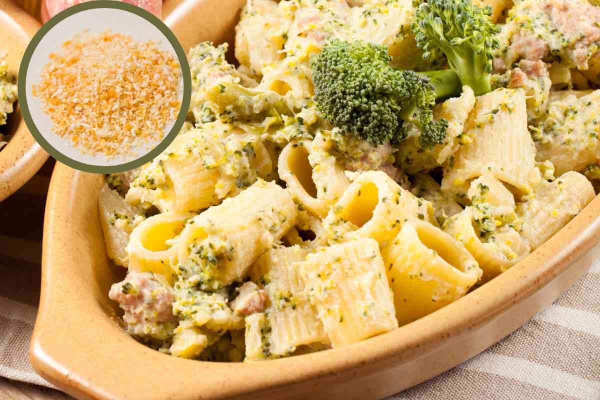 pasta broccoli pangrattato