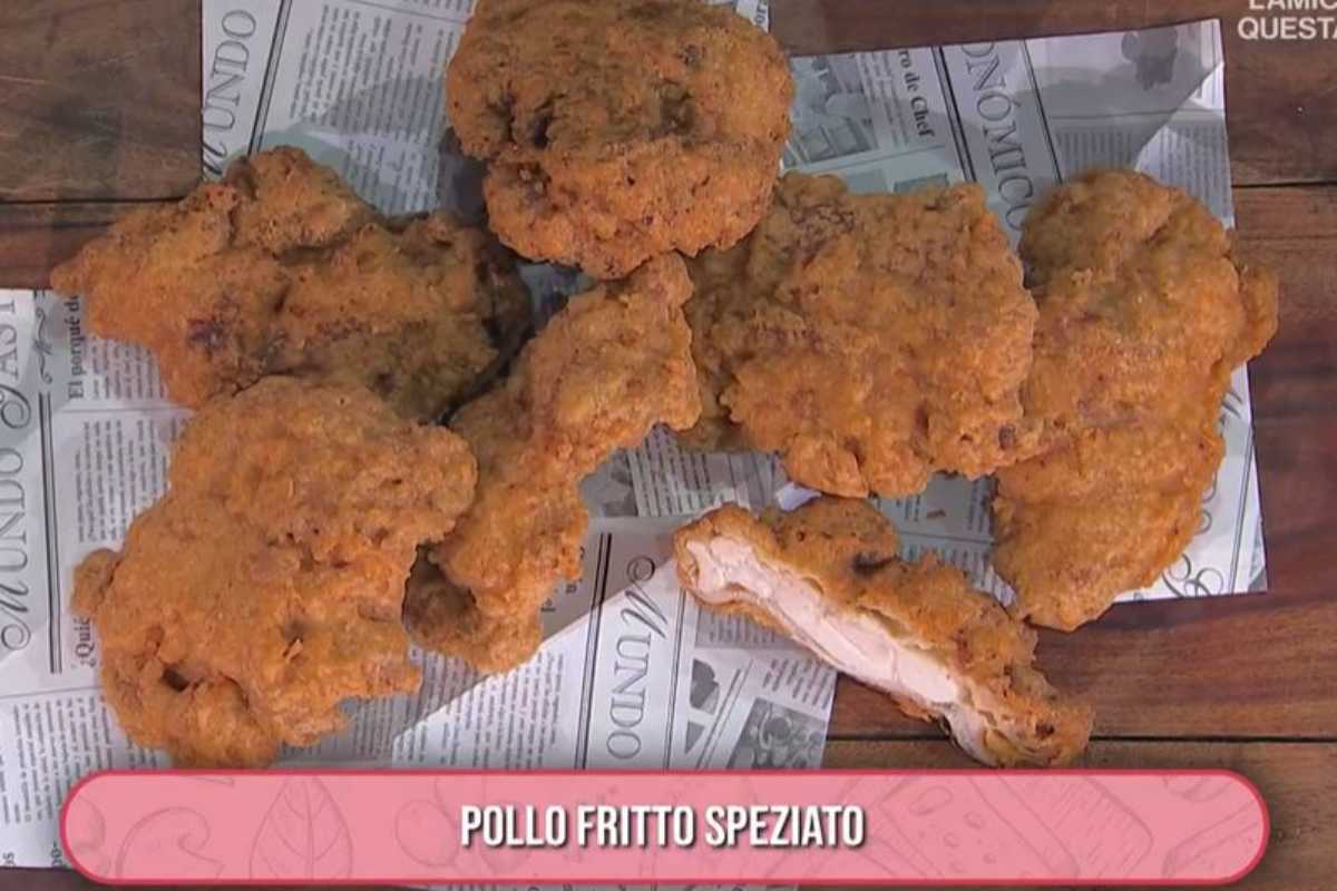 pollo fritto speziato