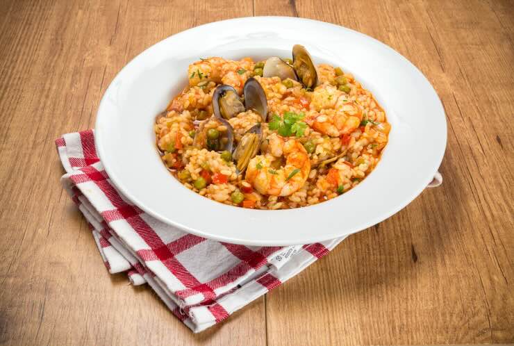 Risotto con frutti di mare