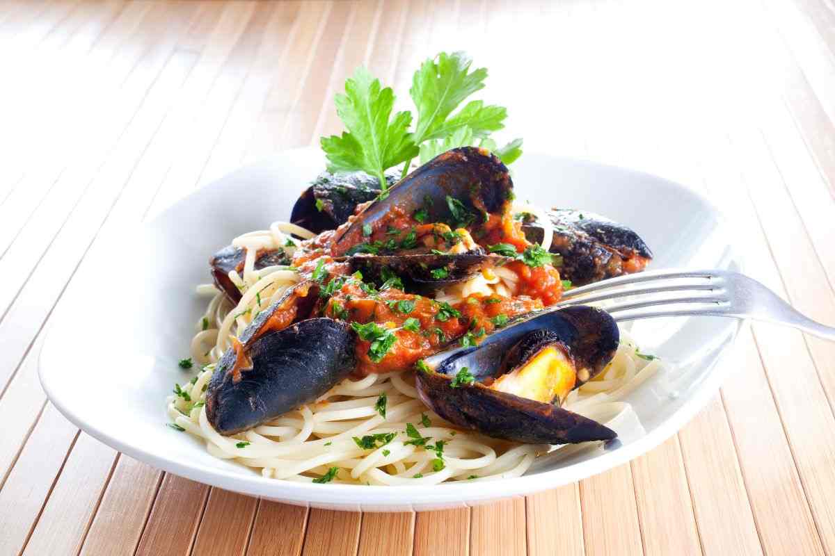 spaghetti cozze