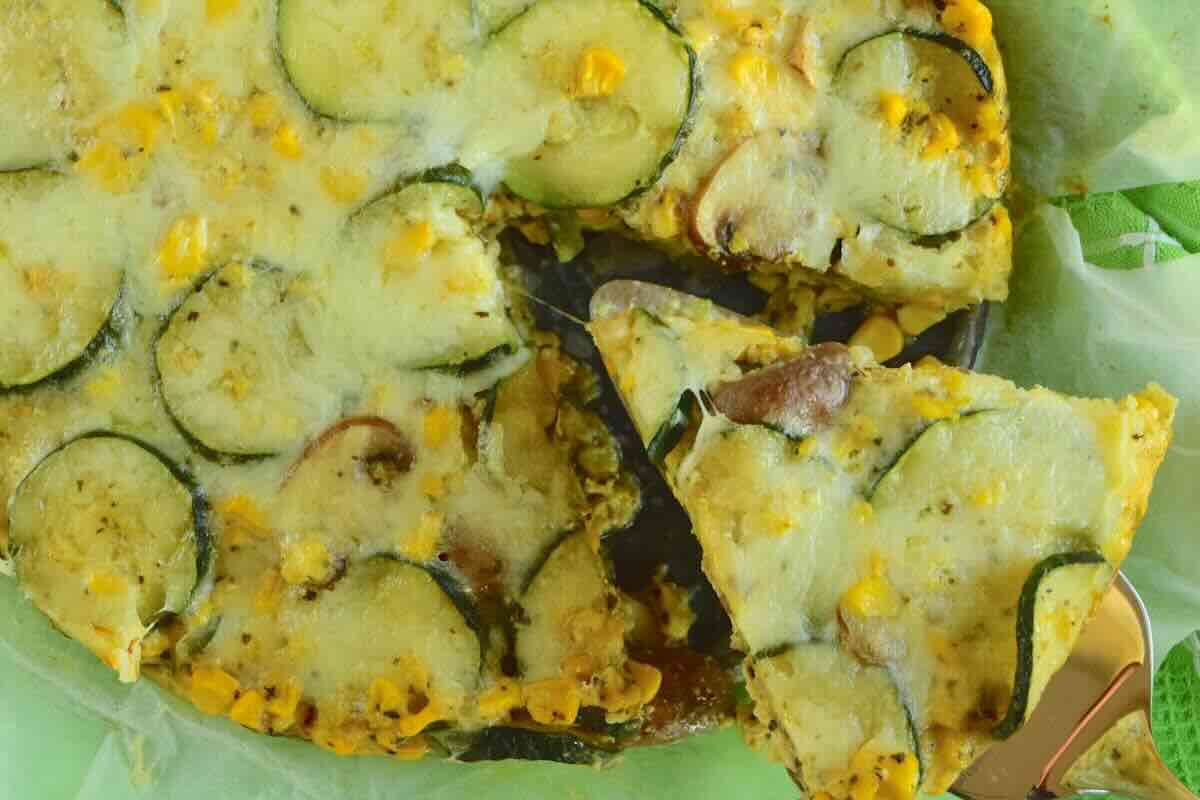 Torta salata di zucchine