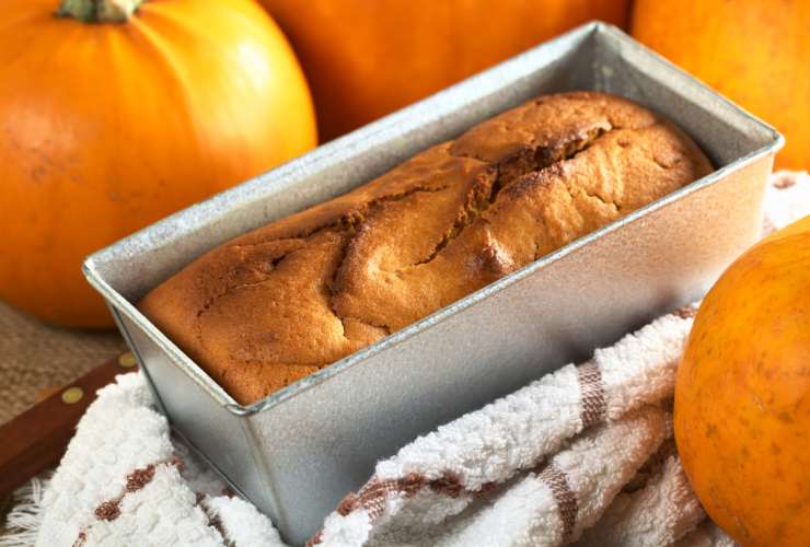 zucca bread nello stampo