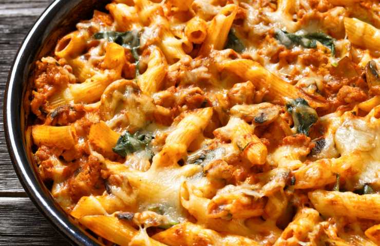 Una magnifica pasta al forno