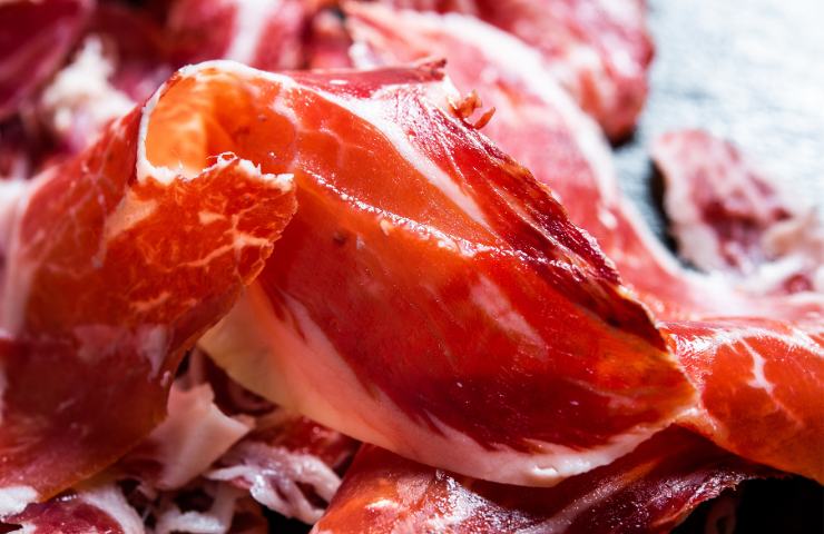 Prosciutto crudo di alta qualità