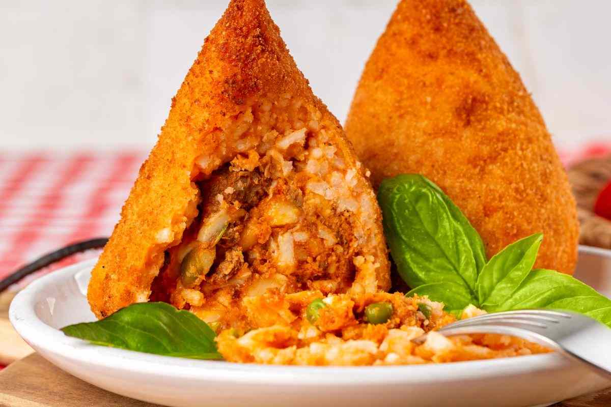 arancina con ragù di totano