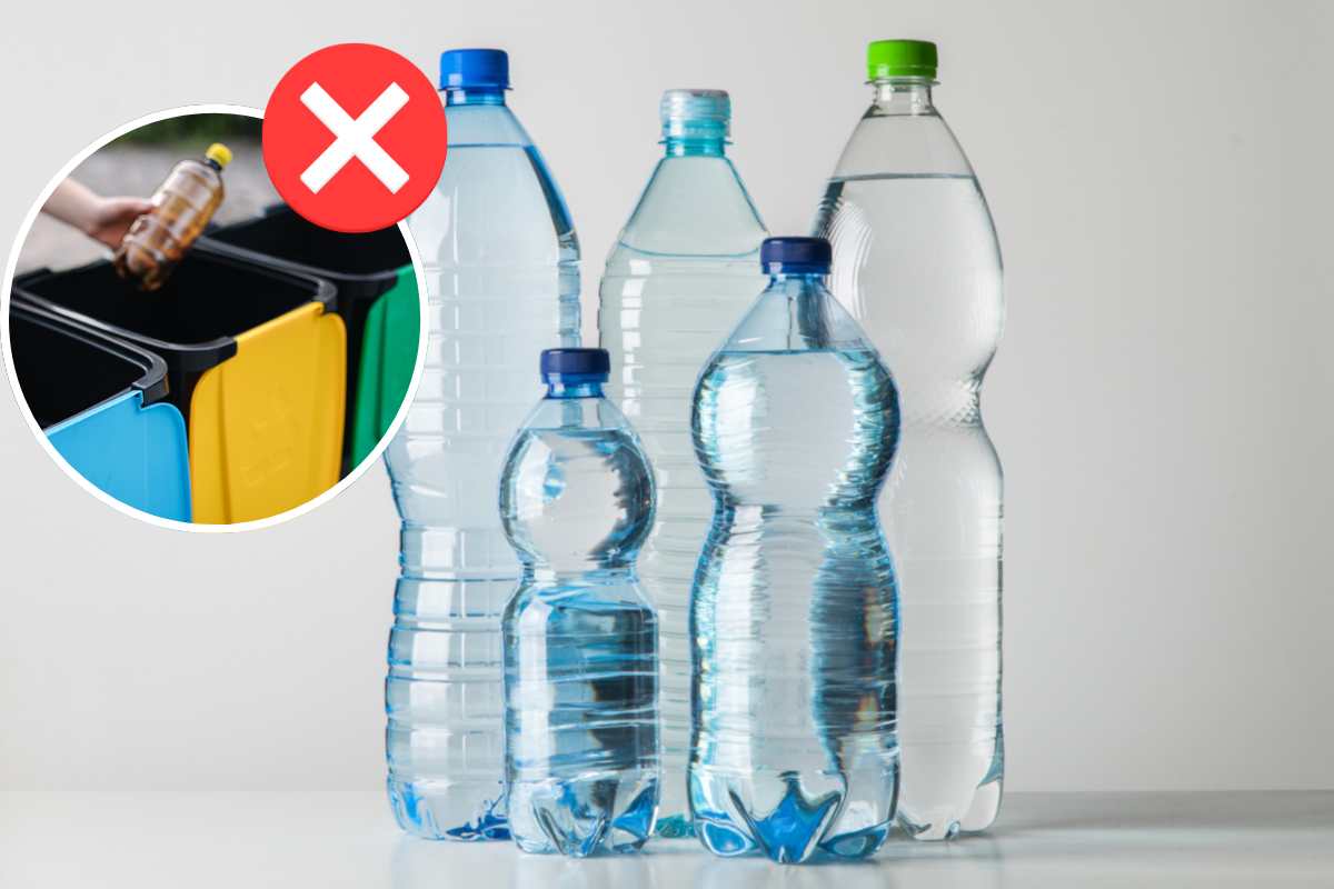 bottiglie di plastica spazzatura