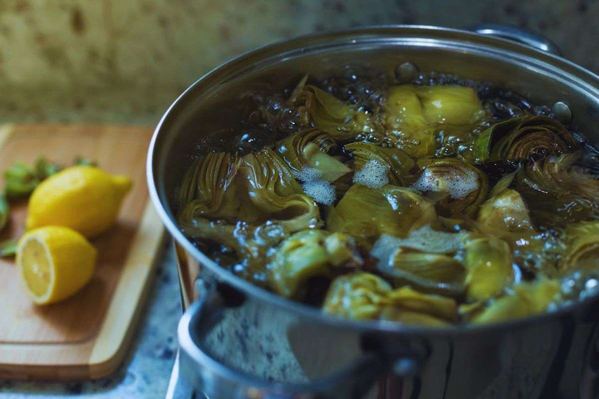 carciofi in pentola