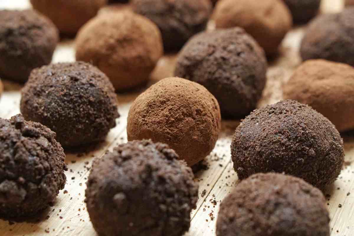 palline di cioccolato