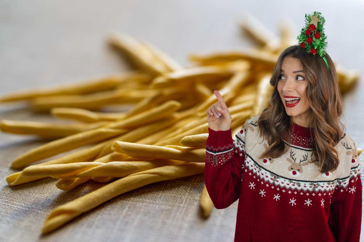 maccheroni ai ferri donna Natale