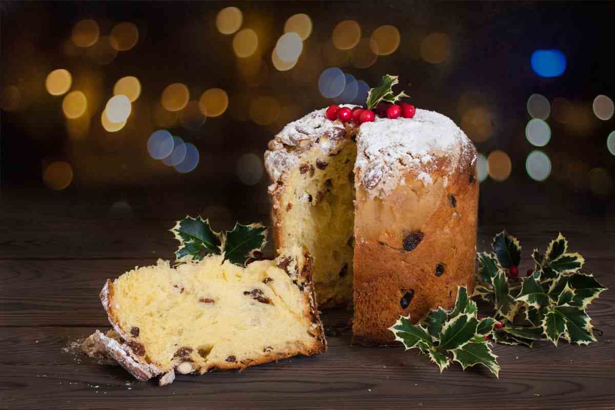 panettone con zucchero