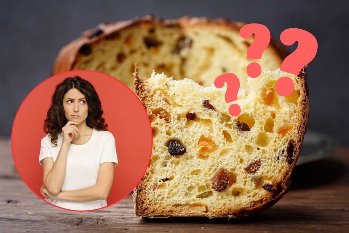 panettone e donna