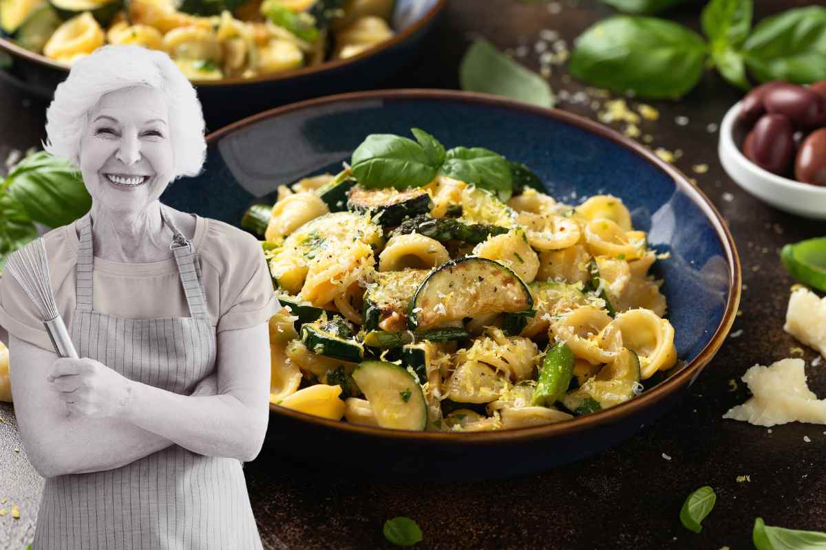 pasta e zucchine nonna