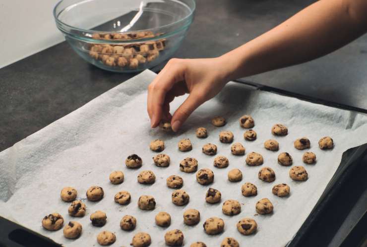 preparare mini cookies