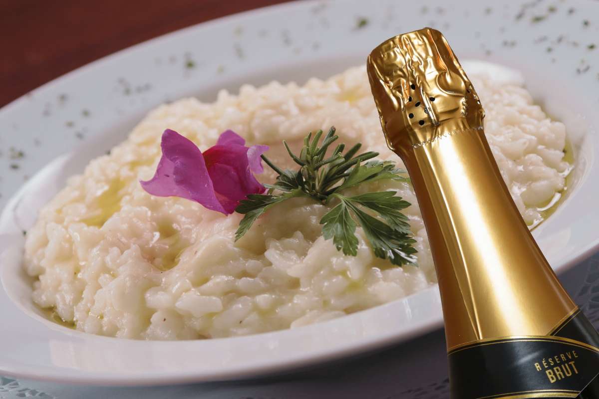 risotto e champagne