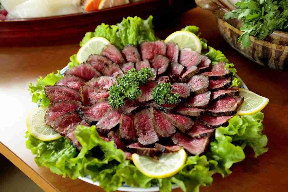 roast beef e insalata