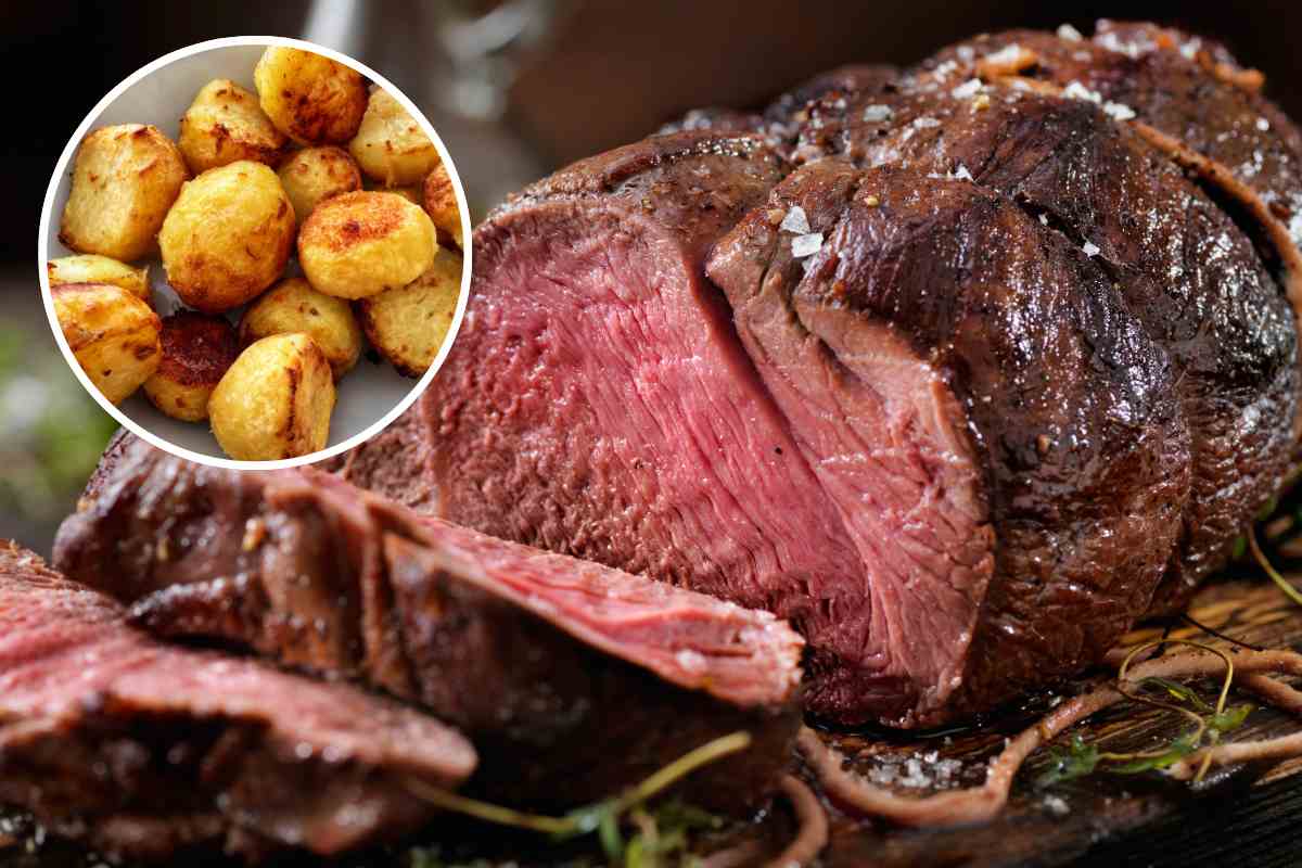 roast beef e patate novelle