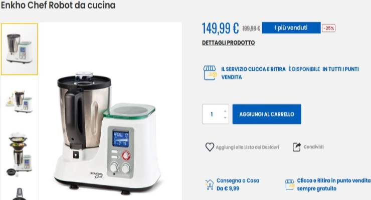 robot da cucina Eurospin